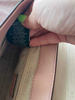 Bolso Ralph Lauren rosa