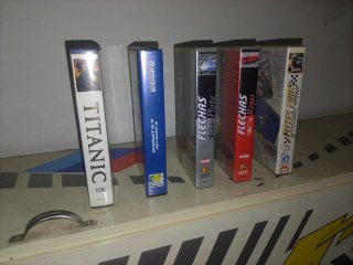 Lote Cintas VHS: Titanic, Coches clásicos y Motos