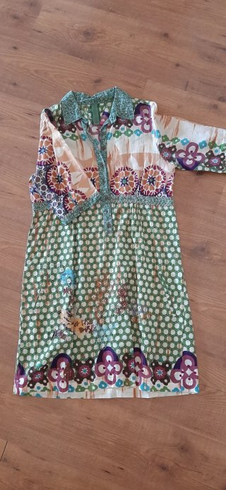 Vestido estampado multicolor marca Sidecar