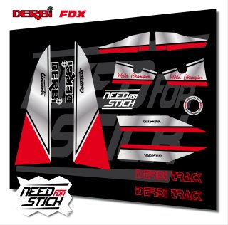 Kit Pegatinas Vinilos Derbi FDX