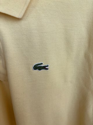Polo Lacoste Vintage Amarillo Talla 7