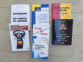 Lote 7 libros Filología Hisp/Fran, Traducción