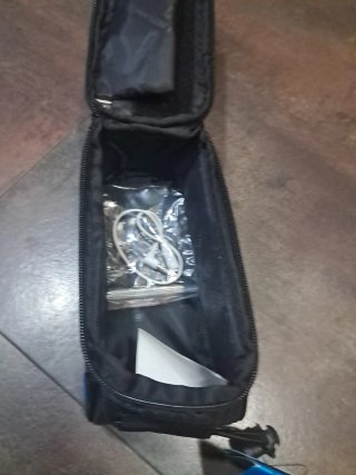 Bolsa porta móvil manillar bici, alforja bicicleta
