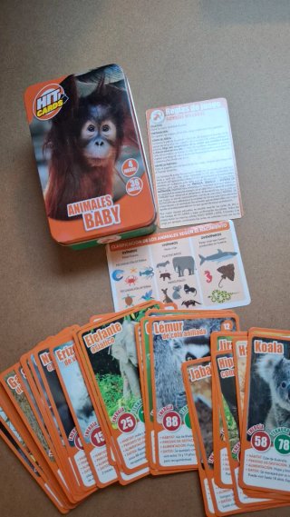 Juego cartas Animales Baby Hit Cards