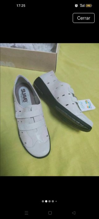 Zapatos Suave Beige, Talla 40