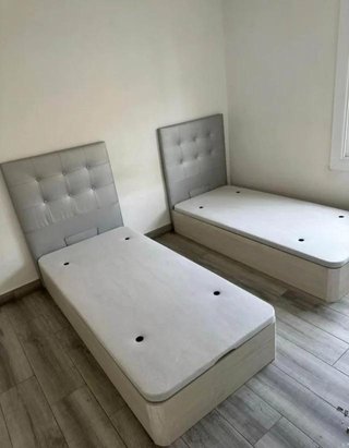 CANAPE DE MADERA BLANCO