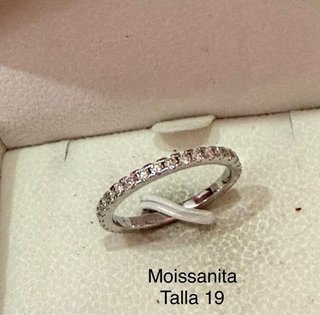 Anillos Moissanita Plata 925 Ajustables elige