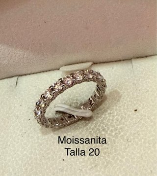 Anillos Moissanita Plata 925 Ajustables elige
