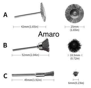 15 Escovas de Aço para Dremel(3 Modelos) | NOVAS