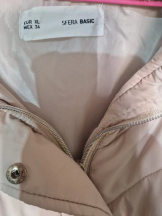Chaqueta Sfera Beige con Capucha