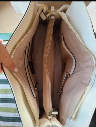 Borsa Twinset bianca con foulard