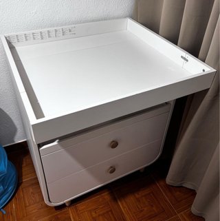 Cambiador bebé IKEA blanco