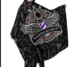 Capa Peluquería Barbería Grande