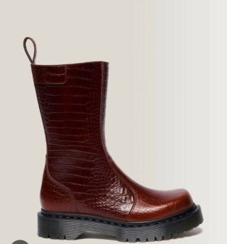 Botas Dr. Martens Rejena Croc Emboss Mocha
