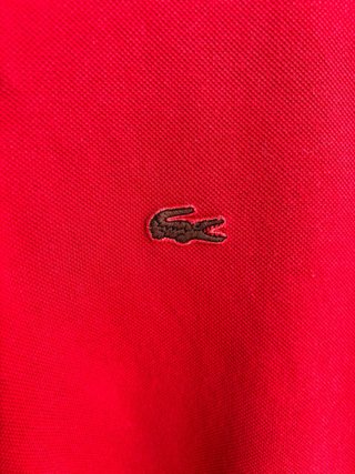 Polo Lacoste Vintage Rojo