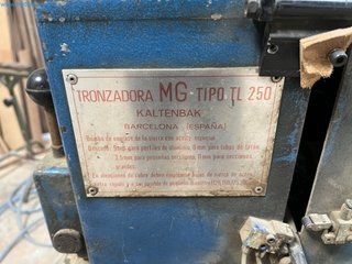 Tronzadora MG TL 250