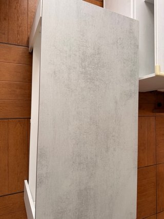 Tavolo da centro sollevabile grigio e bianco