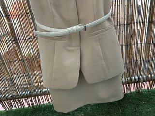 Vestido Zara con cinturón