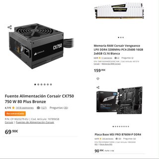 Pc gamer i5 14400f-rx6600 8gb+monitor 144hz