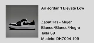 Nike Air Jordan 1 Elevate Low mujer