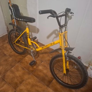 Bicicleta Motoretta GAC Amarilla