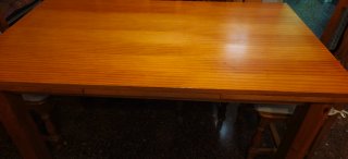 Conjunto comedor madera pino