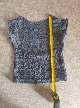 Top Stradivarius gris talla S