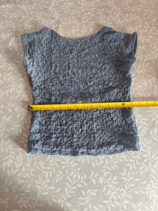 Top Stradivarius gris talla S