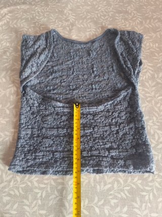 Top Stradivarius gris talla S