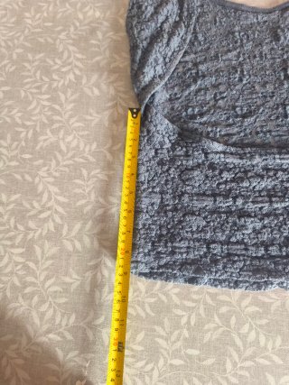 Top Stradivarius gris talla S