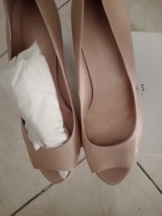 Zapatos Peep Toe Beige 39