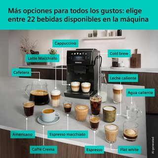 Cafetera Siemens EQ600 iAroma