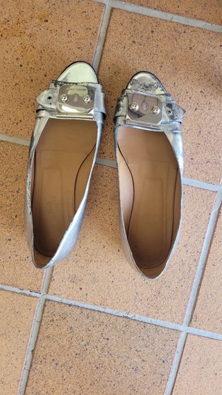 Bailarinas Vintage Hermes cierre Kelly