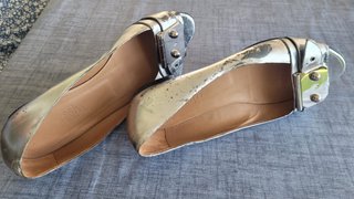 Bailarinas Vintage Hermes cierre Kelly