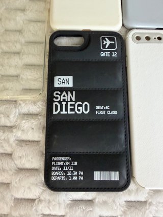 Lote 12 Fundas iPhone 7/8 Plus Silicona Cuerda