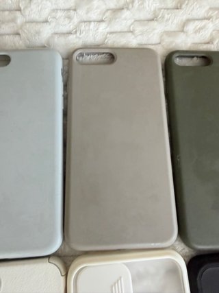 Lote 12 Fundas iPhone 7/8 Plus Silicona Cuerda