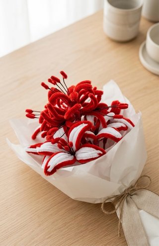 Ramo de flores hecho a mano