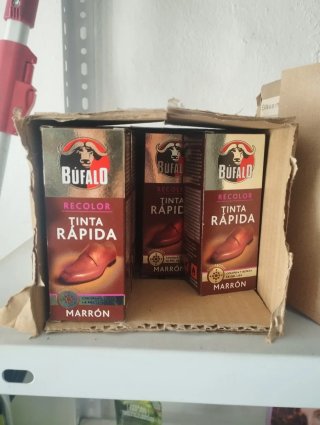 Tinta Rápida Bufalo Marrón Zapatos