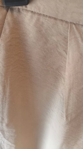 Pantalón efecto lino Stradivarius beige