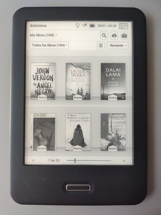 Ebook BQ Cervantes 3, Táctil, e-Ink, Luz + Regalo