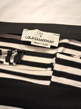 Falda Lola Casademunt Punto, elástica