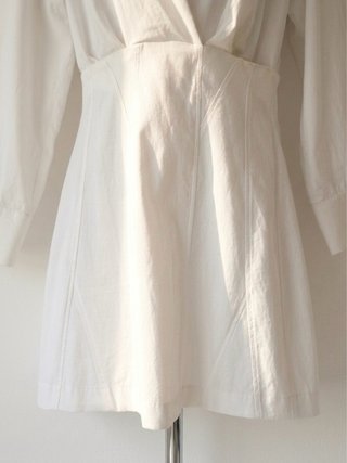 Vestido blanco ZARA Talla S NUEVO elegante
