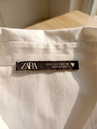 Vestido blanco ZARA Talla S NUEVO elegante