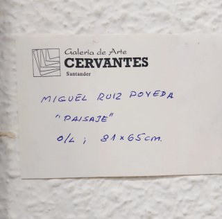 Óleo de Miguel Poveda