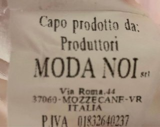 Vestito Moda Noi bianco al ginocchio