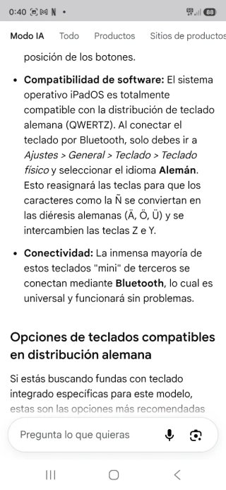 Teclado Nimin Keyboard Case,teclado Aleman.