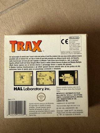 Trax Game Boy Nintendo