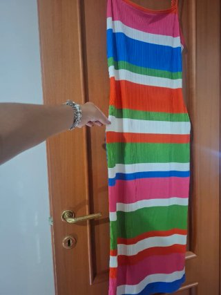 Abito lungo righe Shein - Taglia L