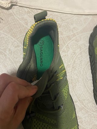 Deportivas Saguaro Verde y Amarillo Talla 32