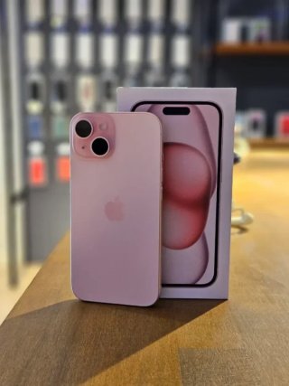 IPHONE 15 128GB ROSA 100% BAT - 0 CICLOS